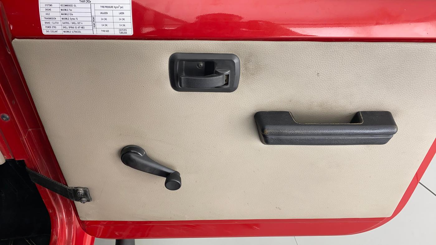 2018 Mahindra Thar CRDE 4X4 BS IV, Diesel, Manual, 19,767 km, Driver Side Door Panels Control