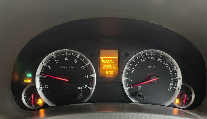 2017 Maruti Ertiga VXI CNG, CNG, Manual, 1,23,055 km, Odometer Image