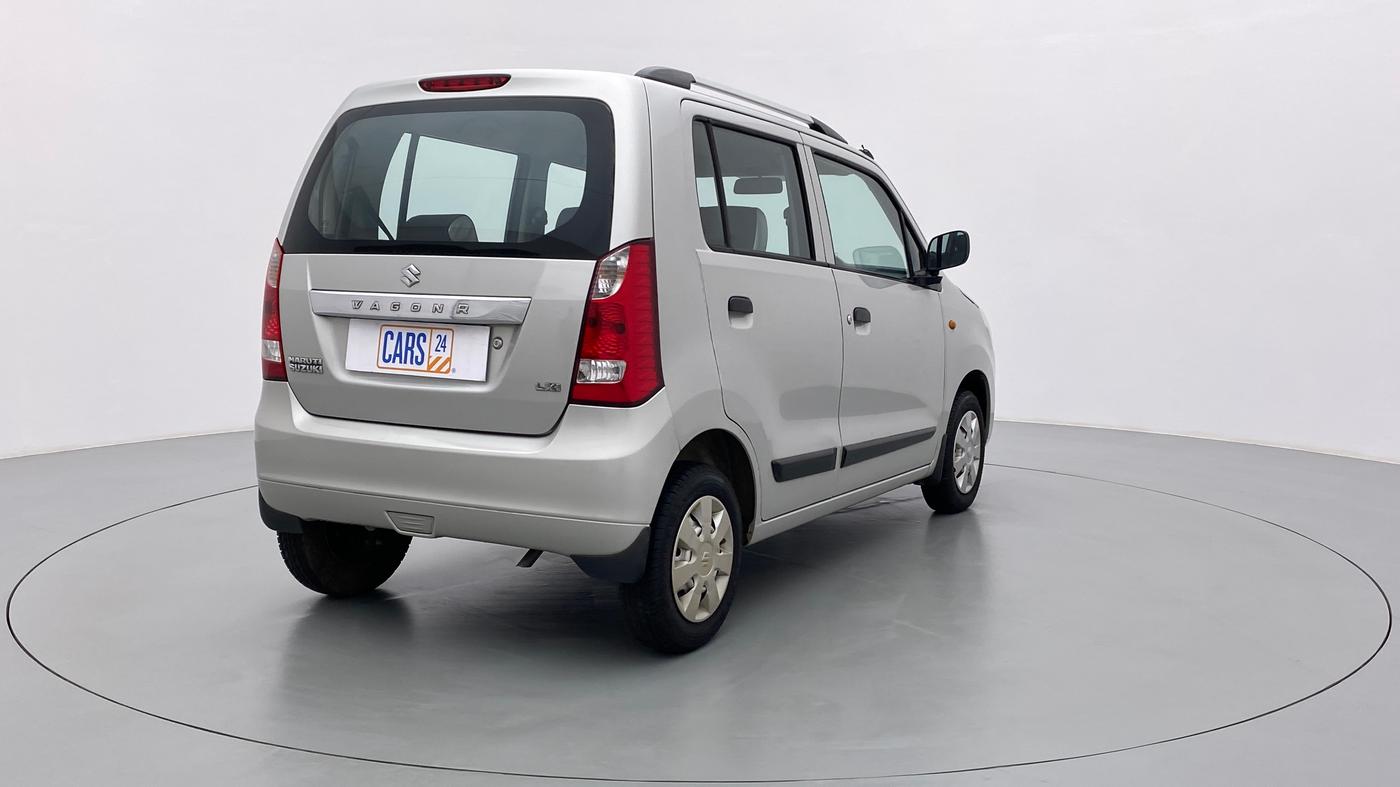 2012 Maruti Wagon R 1.0 LXI, Petrol, Manual, 14,305 km, Right Back Diagonal