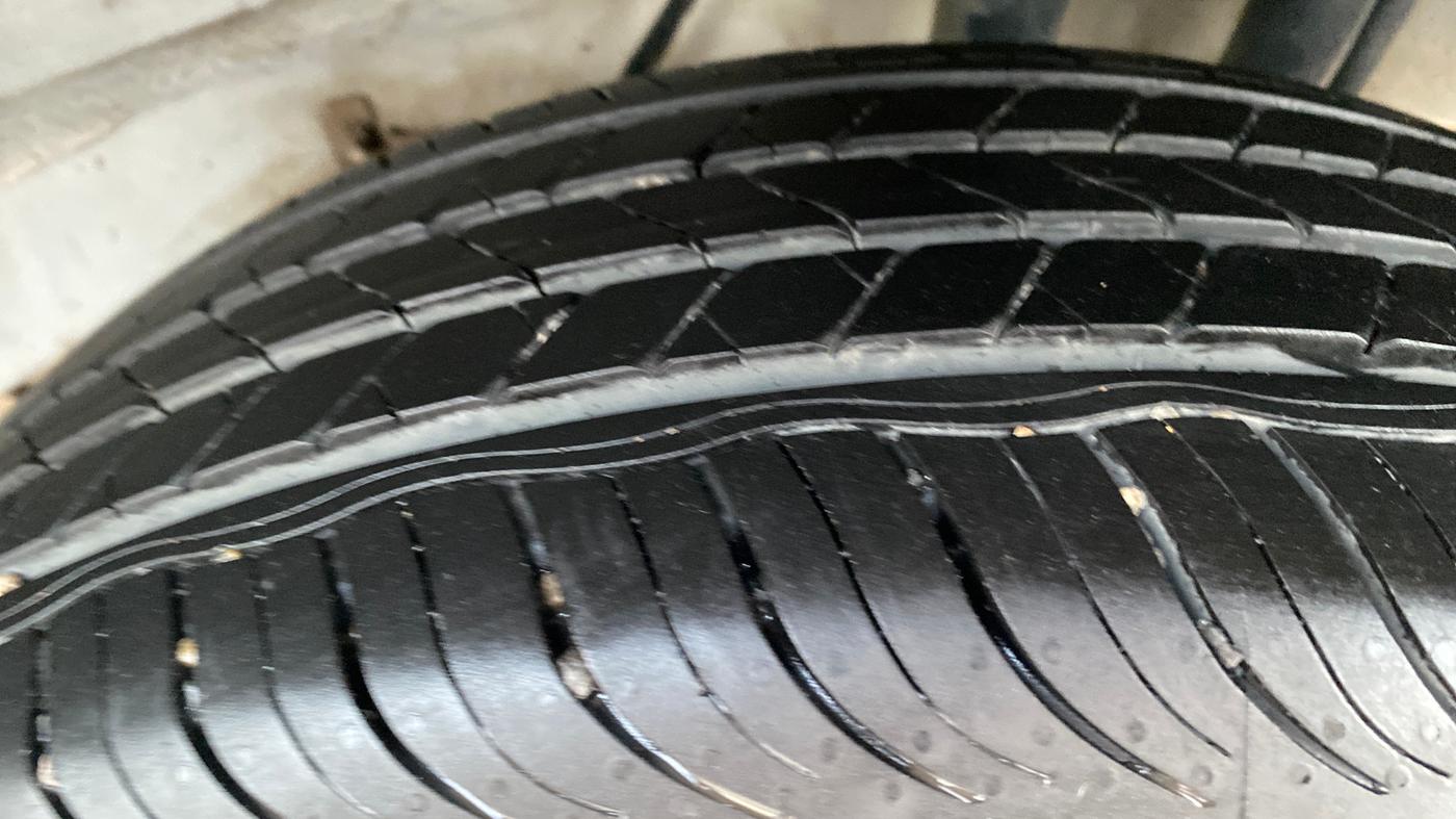 2024 Tata NEXON PURE 1.5 DIESEL, Diesel, Manual, 84,191 km, Left Rear Tyre Tread