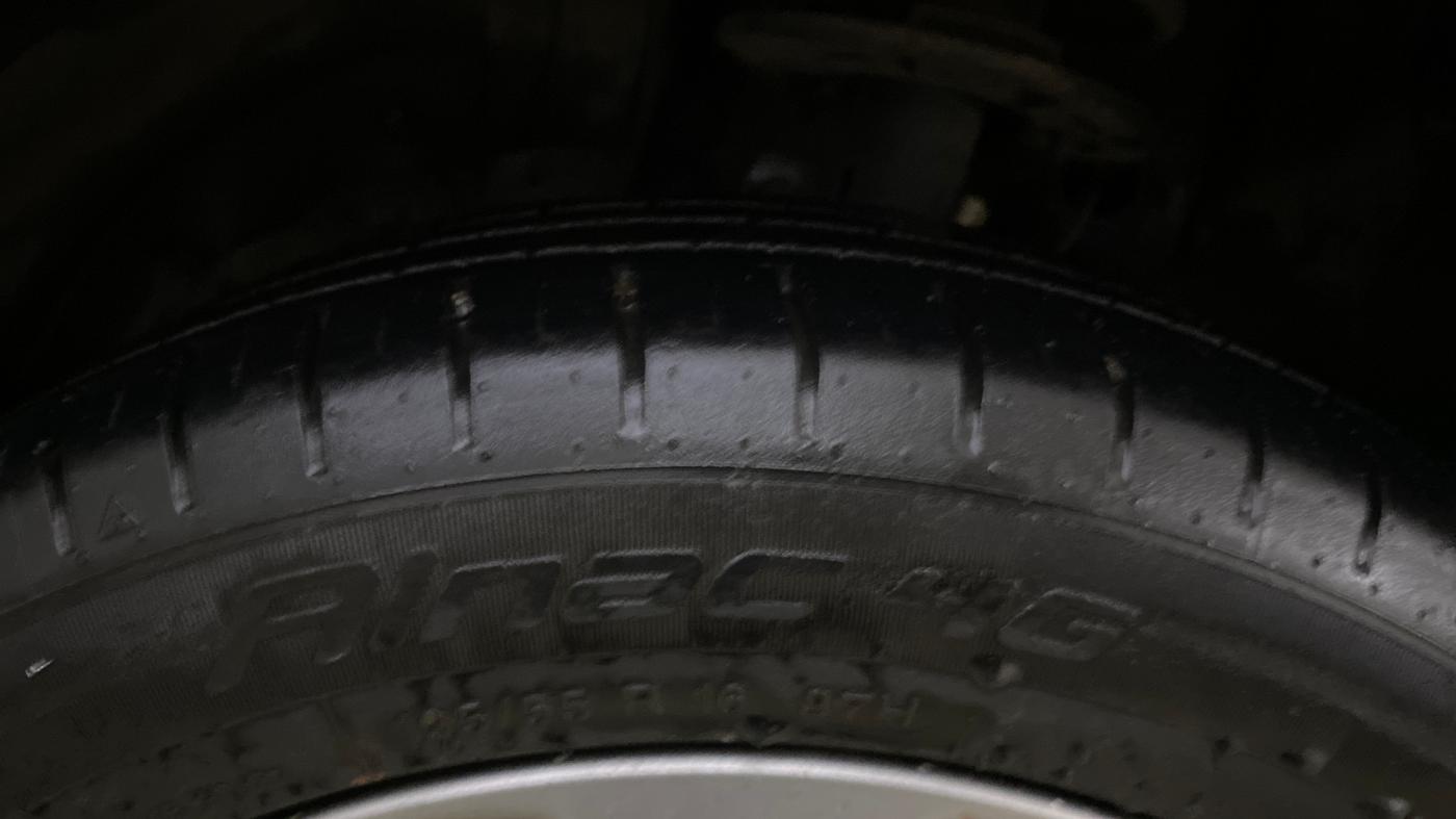 2018 Maruti Baleno ZETA CVT PETROL 1.2, Petrol, Automatic, 56,799 km, Left Front Tyre Tread