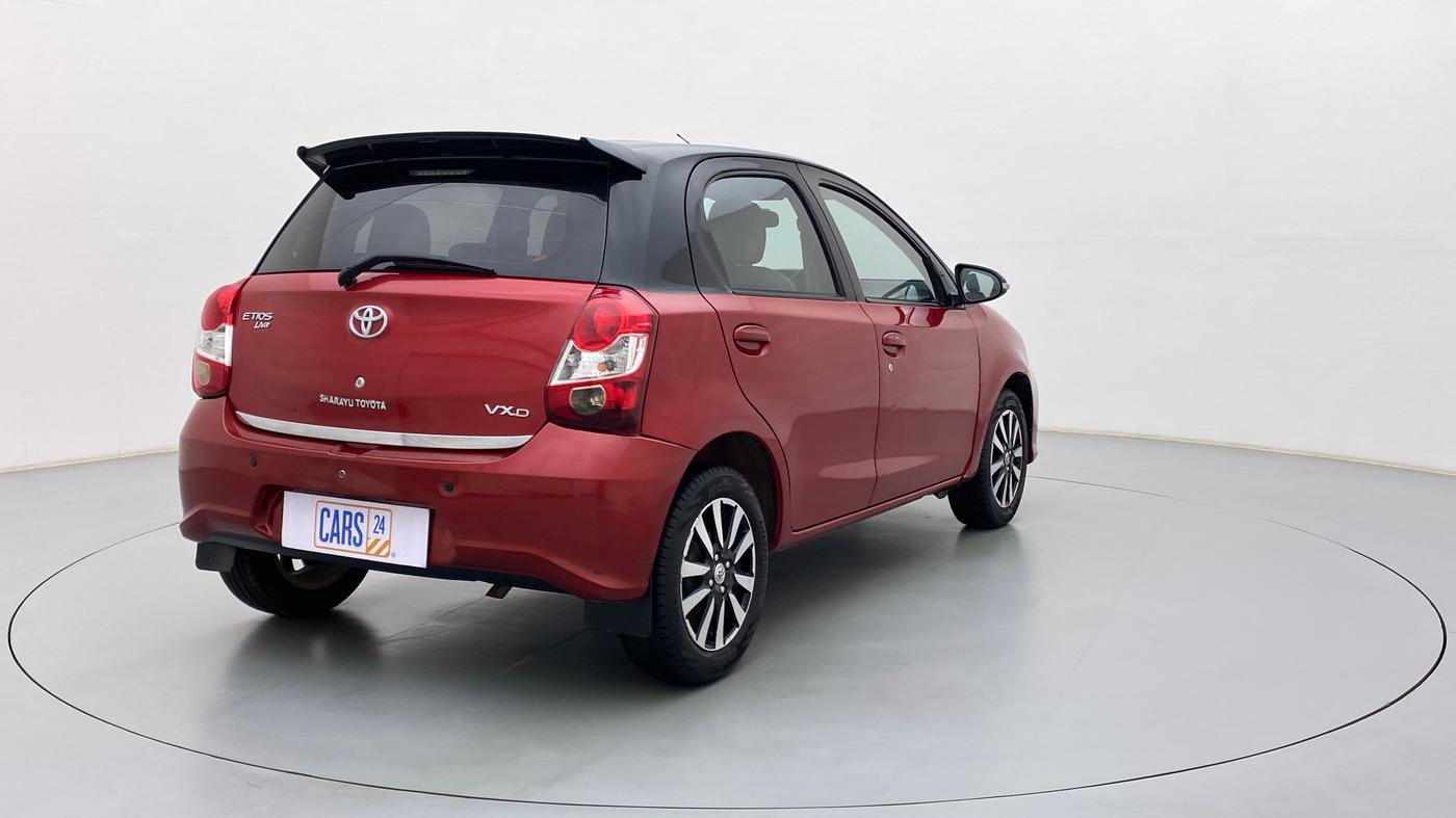 2018 Toyota Etios Liva VXD DUAL TONE, Diesel, Manual, 74,826 km, Right Back Diagonal