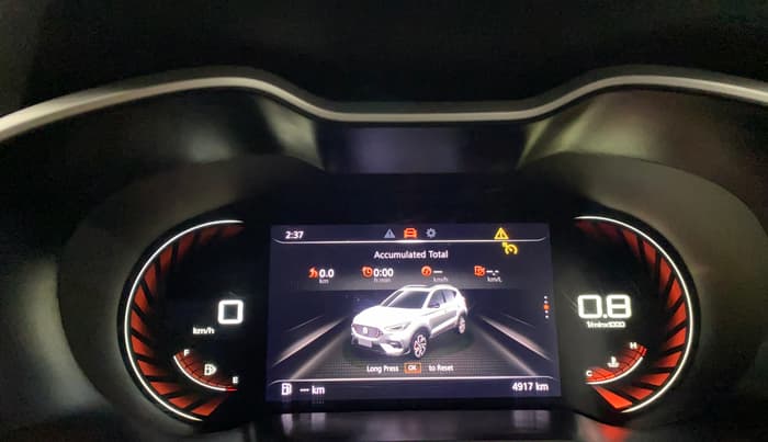 2025 MG ASTOR Select 1.5 MT (Ivory), Petrol, Manual, 4,896 km, Odometer Image
