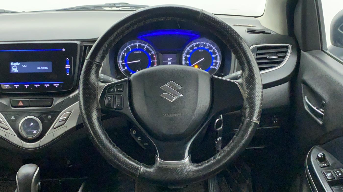 2020 Maruti Baleno DELTA CVT PETROL 1.2, Petrol, Automatic, 27,437 km, Steering Wheel Close Up
