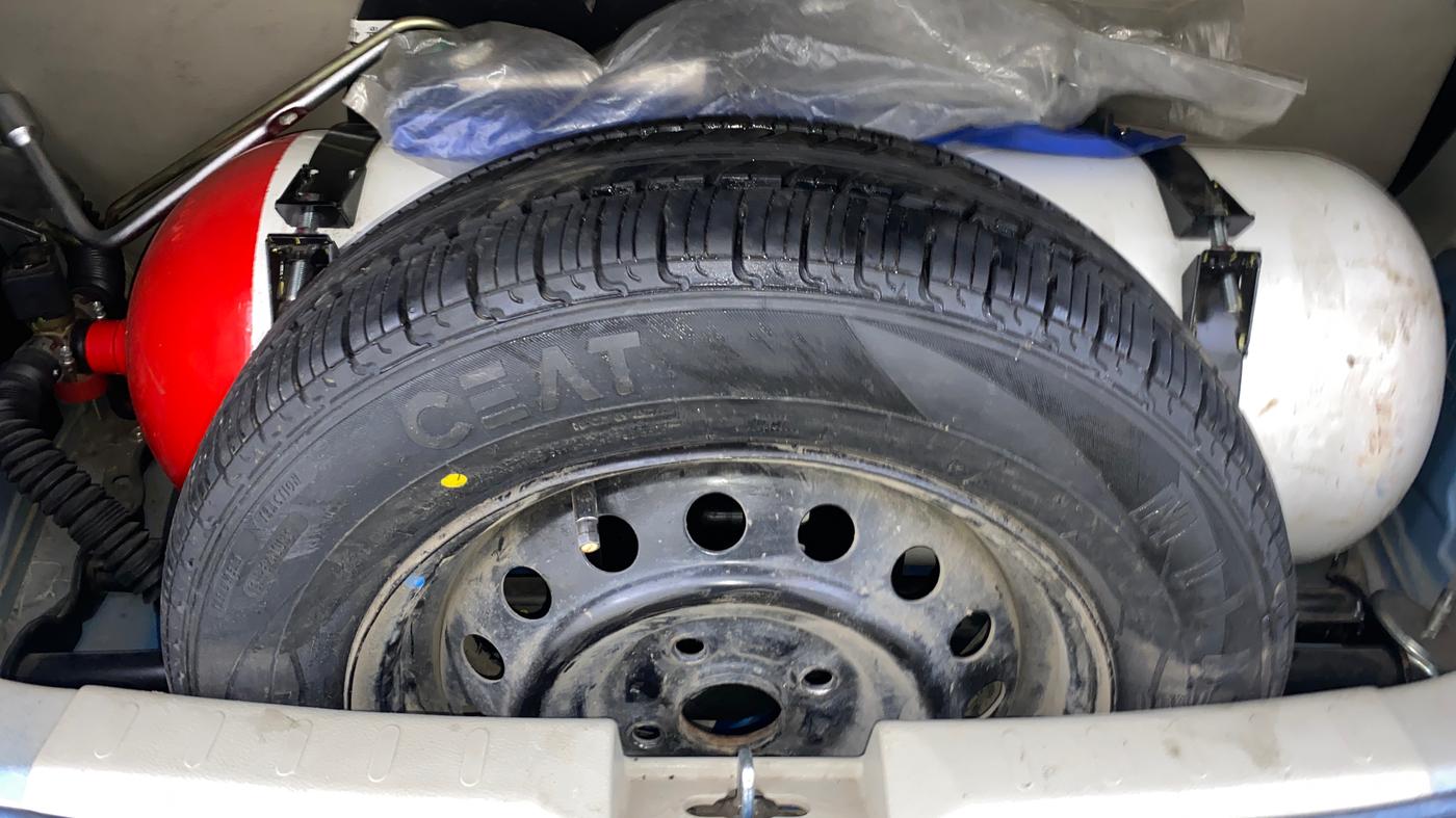 2016 Maruti Celerio VXI CNG, CNG, Manual, 78,594 km, Spare Tyre