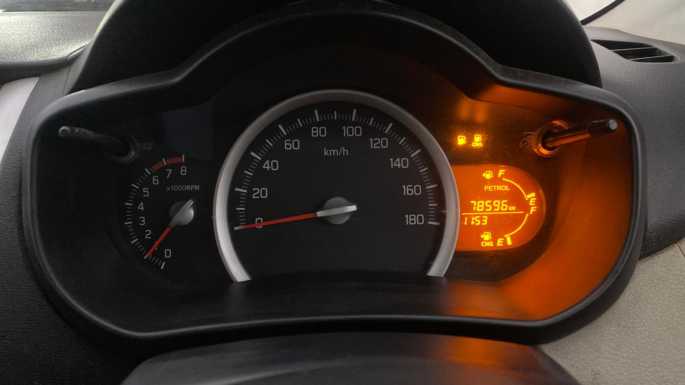 2016 Maruti Celerio VXI CNG, CNG, Manual, 78,594 km, Odometer Image