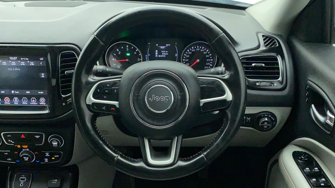 2020 Jeep Compass LIMITED PLUS DIESEL, Diesel, Manual, 23,542 km, Steering Wheel Close Up
