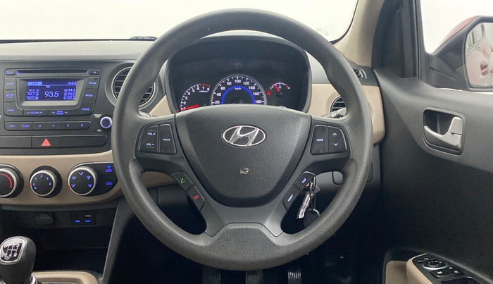 2016 Hyundai Grand i10 SPORTZ 1.2 KAPPA VTVT, Petrol, Manual, 31,082 km, Steering Wheel Close Up