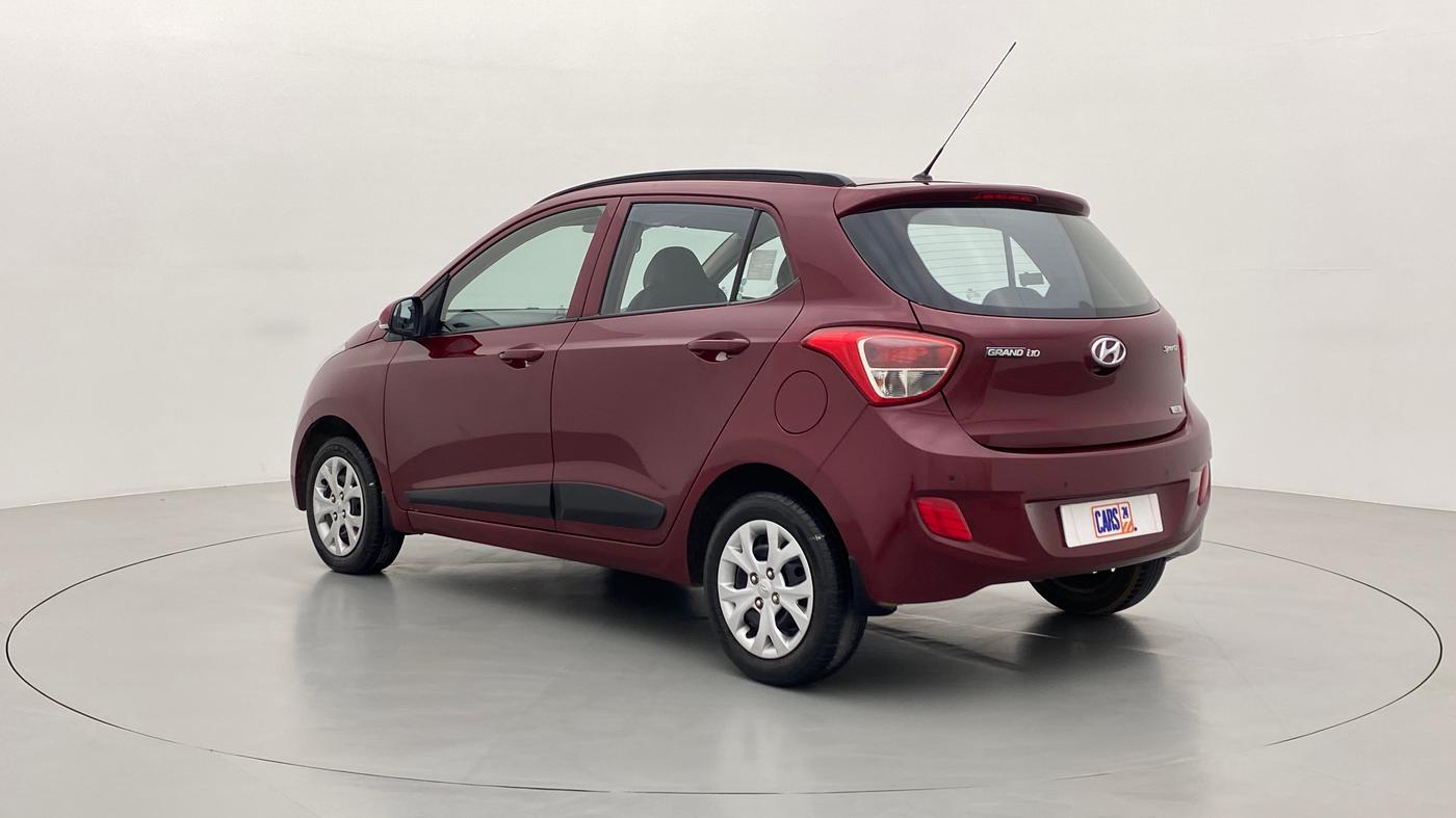 2016 Hyundai Grand i10 SPORTZ 1.2 KAPPA VTVT, Petrol, Manual, 31,082 km, Left Back Diagonal