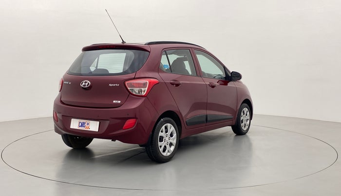 2016 Hyundai Grand i10 SPORTZ 1.2 KAPPA VTVT, Petrol, Manual, 31,082 km, Right Back Diagonal