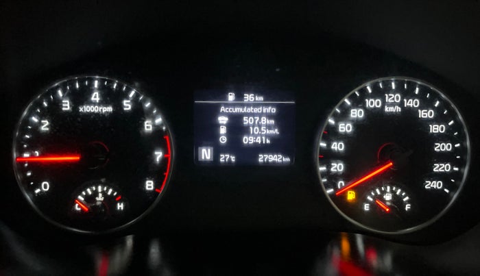 2021 KIA SELTOS HTK PLUS 1.5 IMT, Petrol, Manual, 27,942 km, Odometer Image