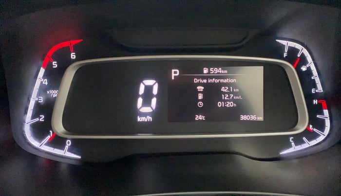 2021 KIA SONET GTX PLUS 1.5 AT, Diesel, Automatic, 38,074 km, Odometer Image