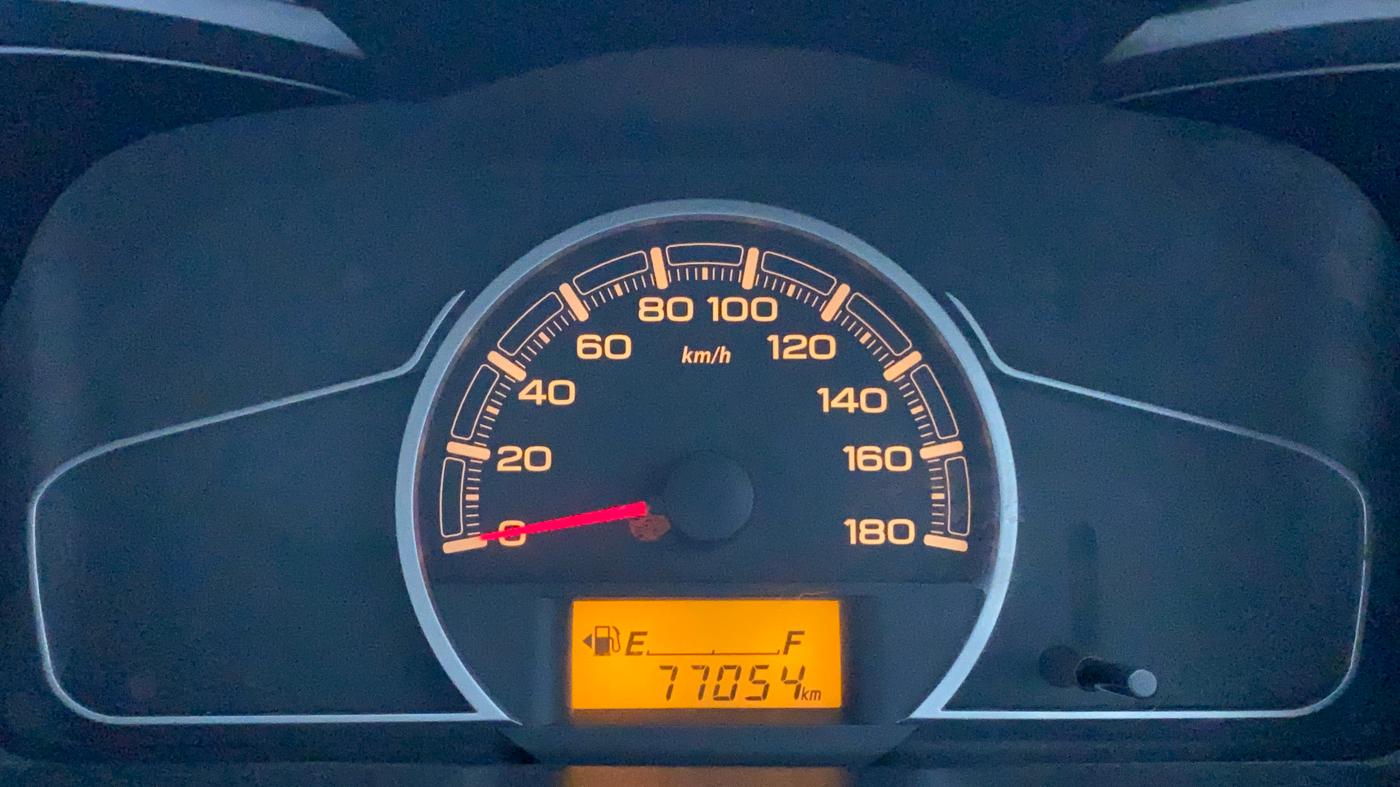 2019 Maruti Alto VXI, Petrol, Manual, 76,984 km, Odometer Image