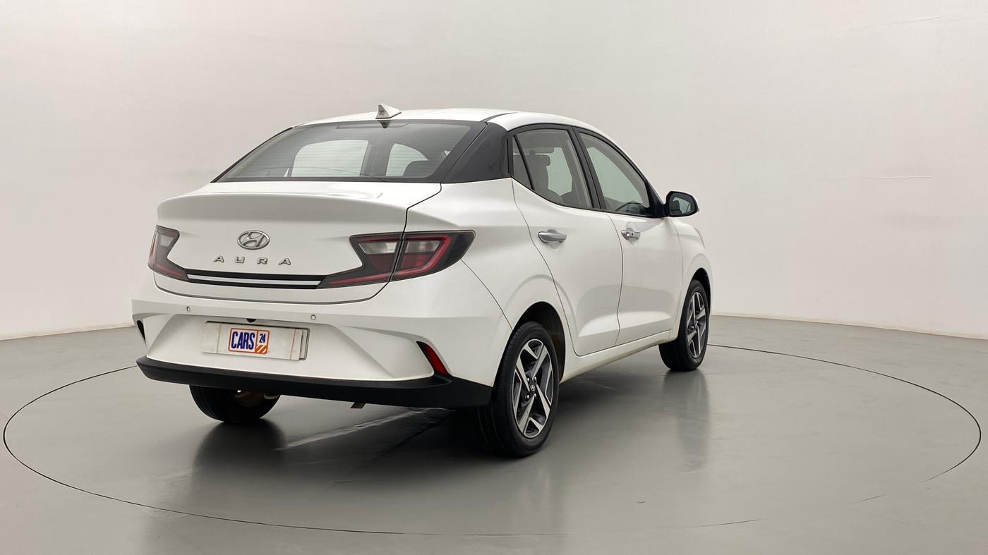 2020 Hyundai AURA SX (O) MT, Petrol, Manual, 23,585 km, Right Back Diagonal