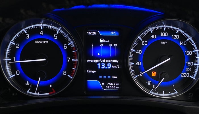 2021 Toyota Glanza G, Petrol, Manual, 32,559 km, Odometer Image