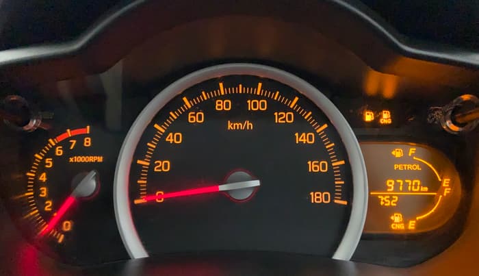 2020 Maruti Celerio VXI CNG, CNG, Manual, 9,770 km, Odometer Image