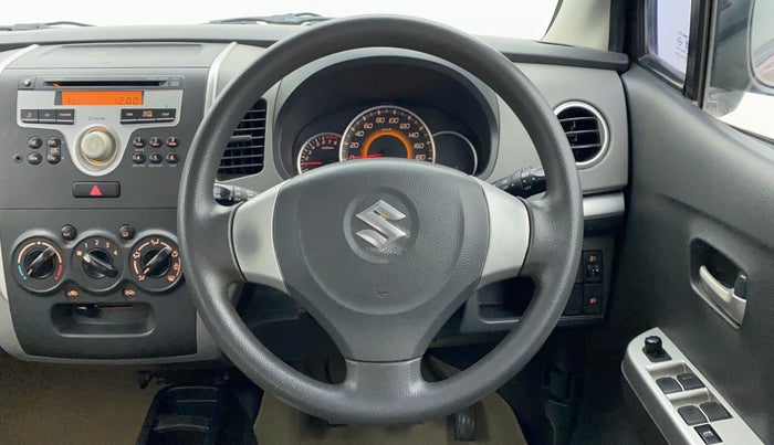 2010 Maruti Wagon R 1.0 VXI, Petrol, Manual, 33,089 km, Steering Wheel Close Up