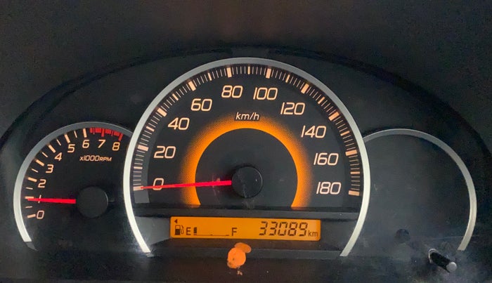 2010 Maruti Wagon R 1.0 VXI, Petrol, Manual, 33,089 km, Odometer Image
