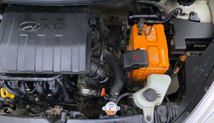 2014 Hyundai Grand i10 ASTA AT 1.2 KAPPA VTVT, Petrol, Automatic, 81,983 km, Engine View - Left