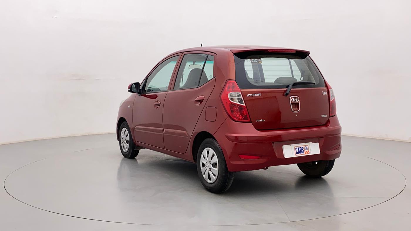 2012 Hyundai i10 SPORTZ 1.2 AT, Petrol, Automatic, 67,465 km, Left Back Diagonal