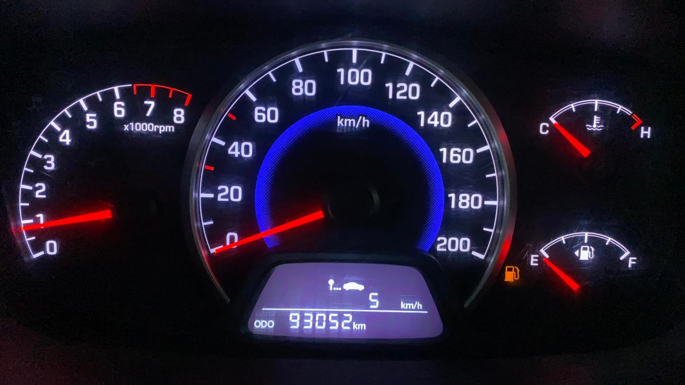 2014 Hyundai Grand i10 MAGNA 1.2 KAPPA VTVT, Petrol, Manual, 93,044 km, Odometer Image
