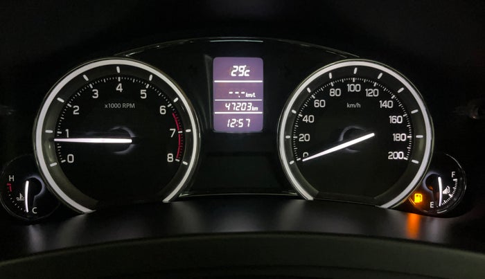 2017 Maruti Ciaz ALPHA 1.4 PETROL, Petrol, Manual, 47,203 km, Odometer Image