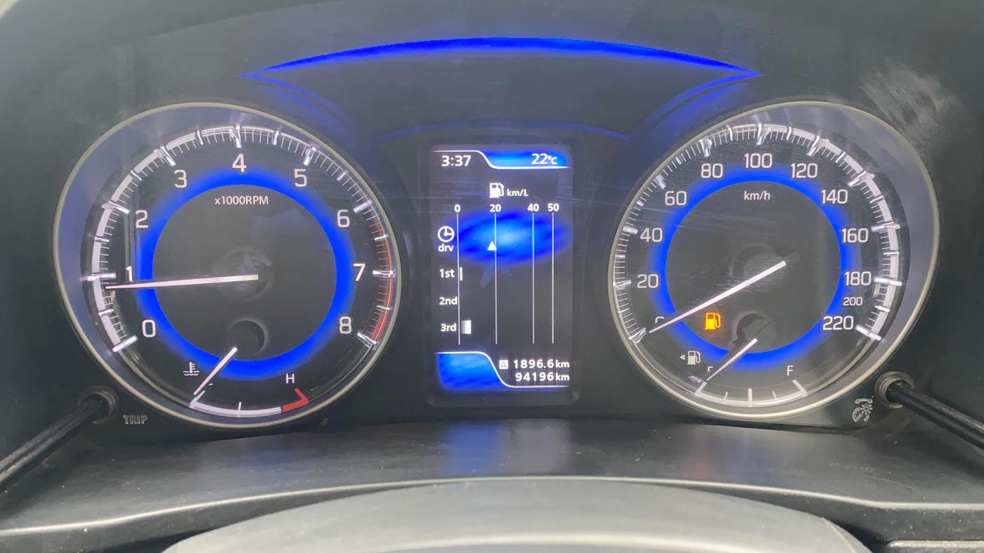2020 Toyota Glanza G, Petrol, Manual, 94,232 km, Odometer Image