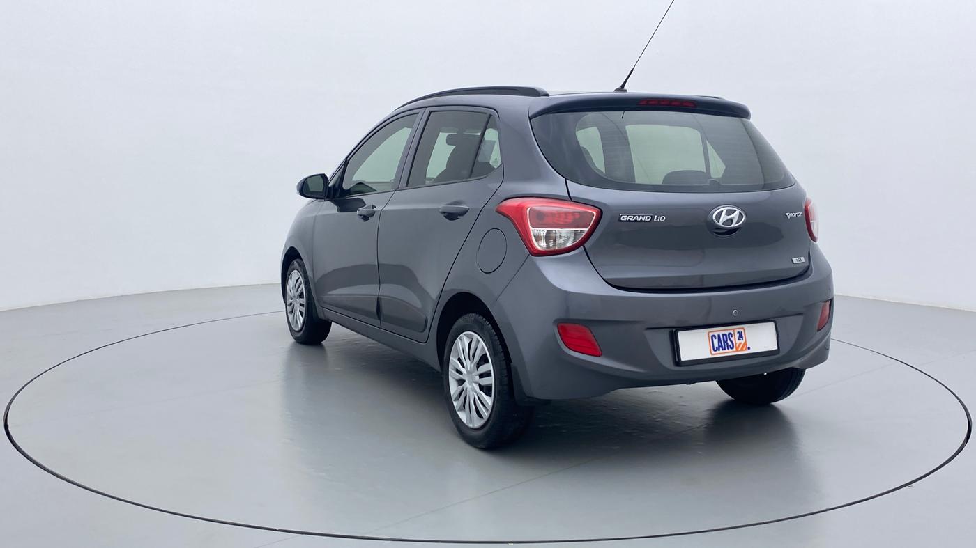 2015 Hyundai Grand i10 SPORTZ 1.2 KAPPA VTVT, Petrol, Manual, 31,081 km, Left Back Diagonal