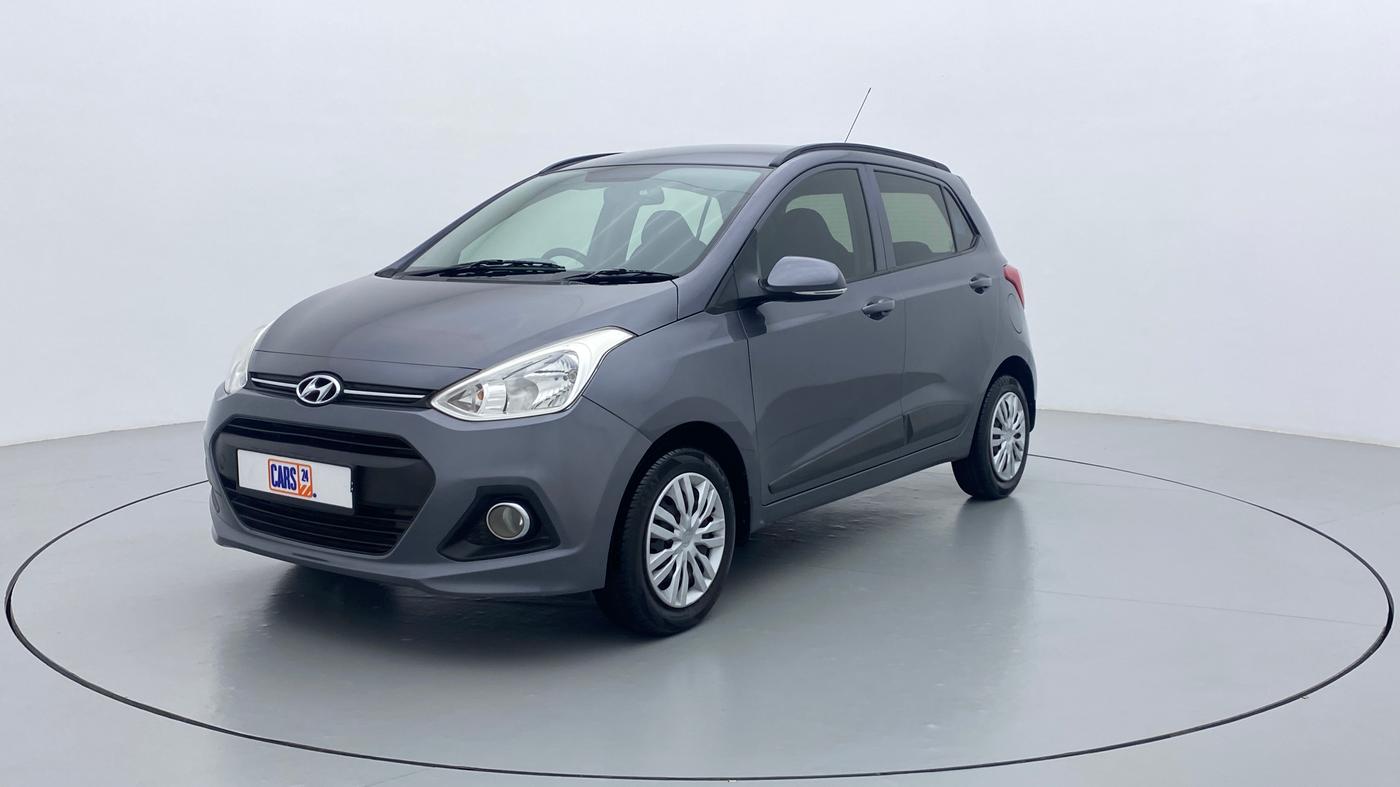 2015 Hyundai Grand i10 SPORTZ 1.2 KAPPA VTVT, Petrol, Manual, 31,081 km, Left Front Diagonal