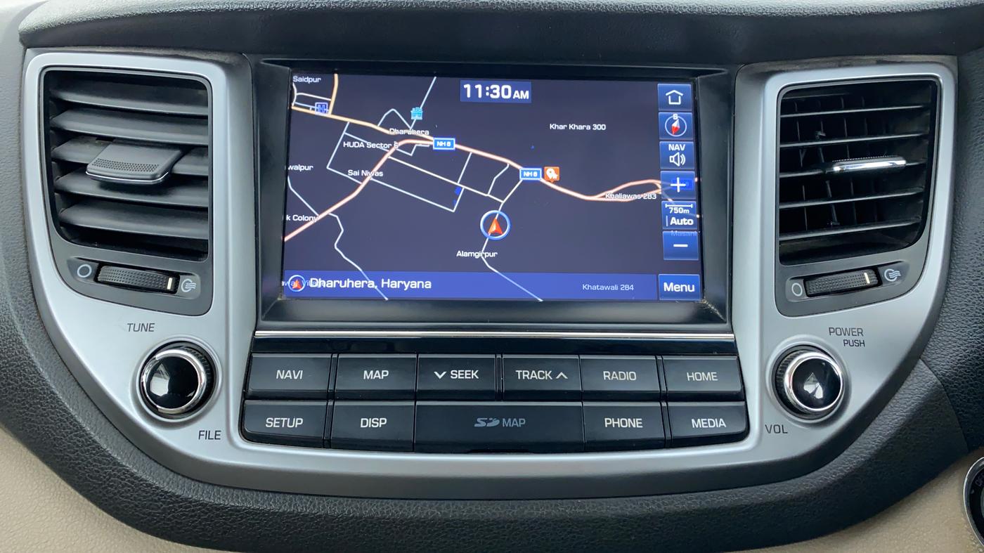2016 Hyundai Tucson 2WD AT GL PETROL , Petrol, Automatic, 75,107 km, Infotainment System