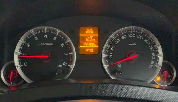 2015 Maruti Swift Dzire ZXI, Petrol, Manual, 43,488 km, Odometer Image
