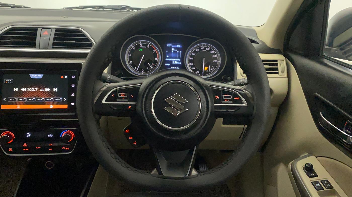 2023 Maruti Dzire ZXI Plus AMT, Petrol, Automatic, 12,653 km, Steering Wheel Close Up