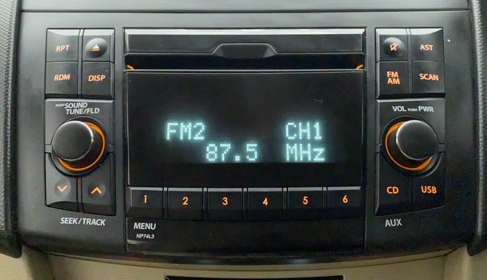 2014 Maruti Swift Dzire ZXI, Petrol, Manual, 51,579 km, Infotainment System