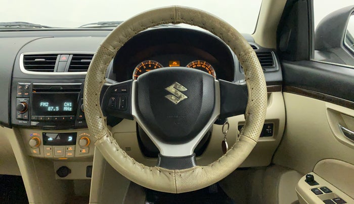 2014 Maruti Swift Dzire ZXI, Petrol, Manual, 51,579 km, Steering Wheel Close Up