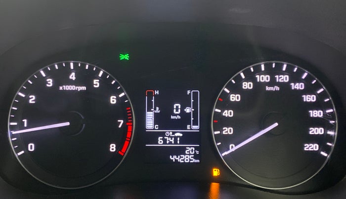 2016 Hyundai Creta 1.6 E + VTVT, Petrol, Manual, 44,387 km, Odometer Image