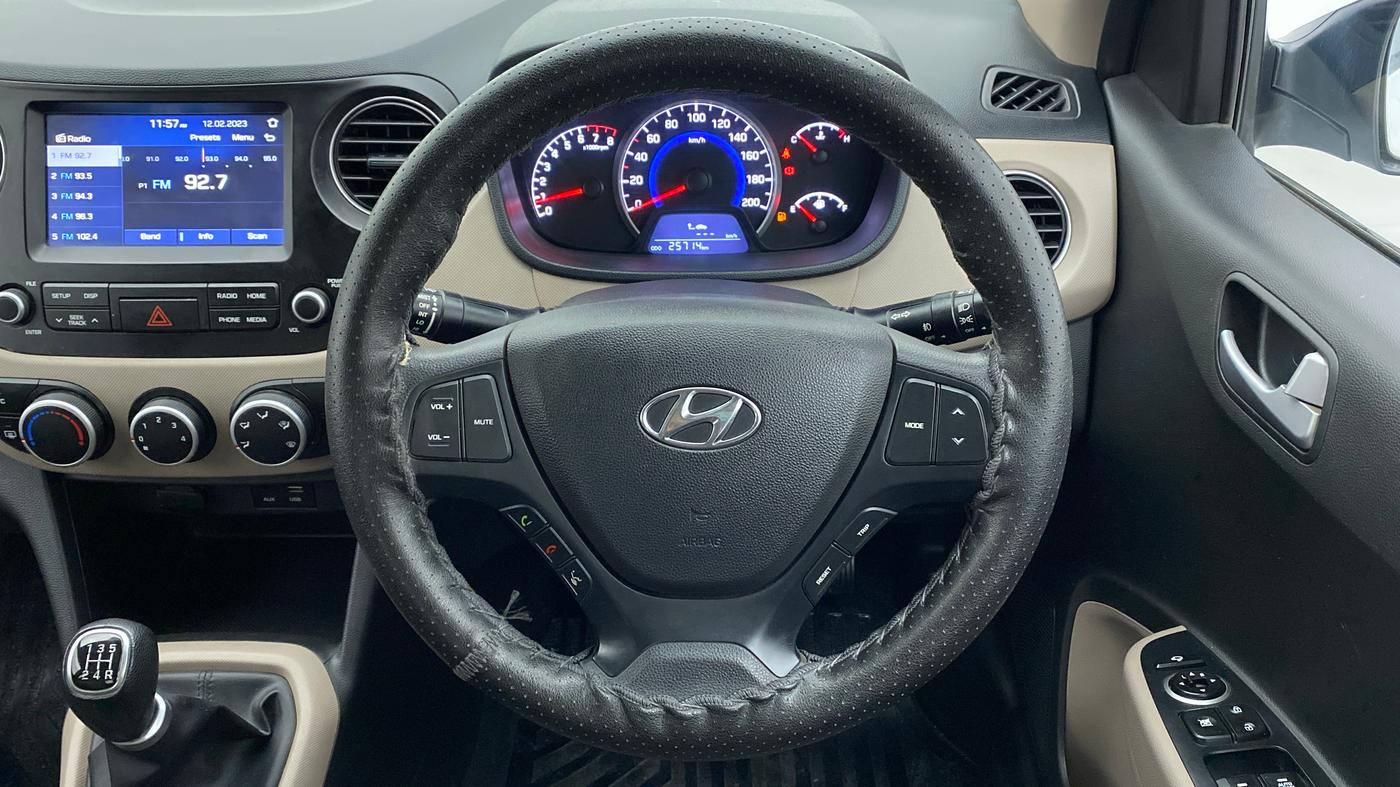 2019 Hyundai Grand i10 SPORTZ 1.2 KAPPA VTVT, Petrol, Manual, 25,714 km, Steering Wheel Close Up