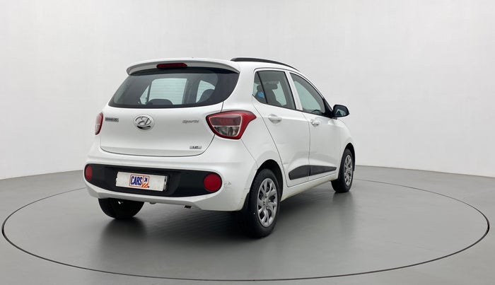 2019 Hyundai Grand i10 SPORTZ 1.2 KAPPA VTVT, Petrol, Manual, 25,714 km, Right Back Diagonal