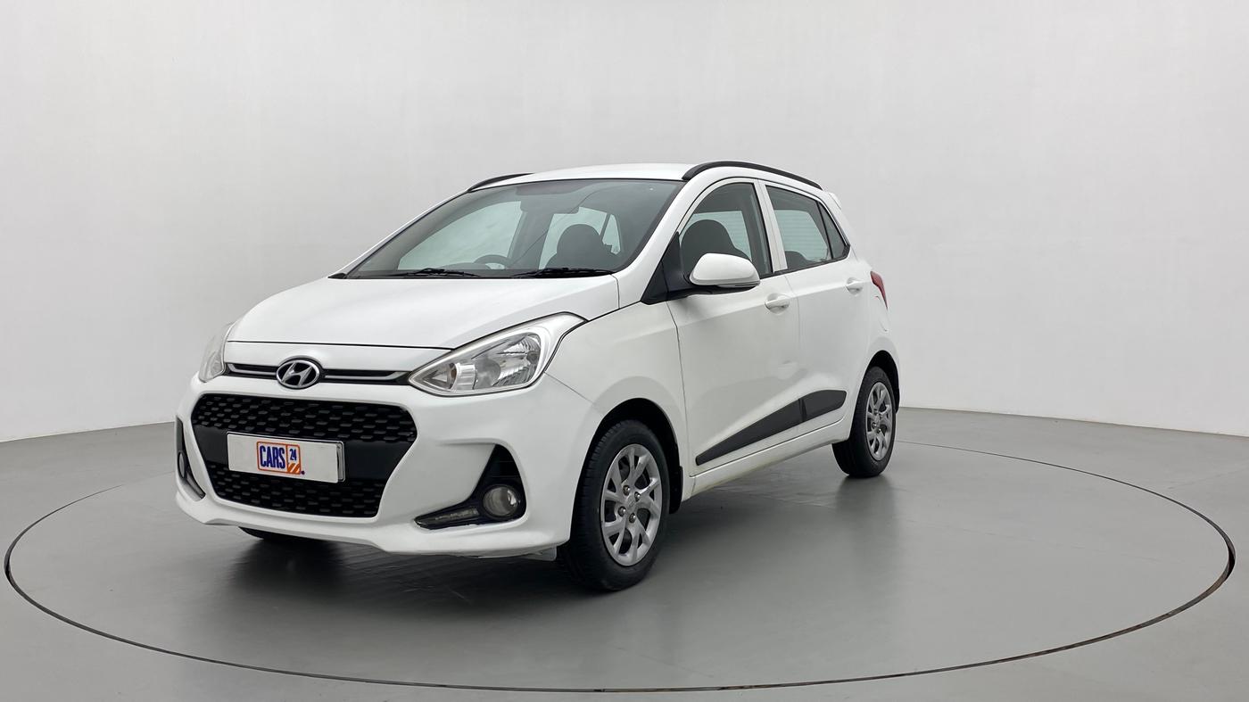2019 Hyundai Grand i10 SPORTZ 1.2 KAPPA VTVT, Petrol, Manual, 25,714 km, Left Front Diagonal