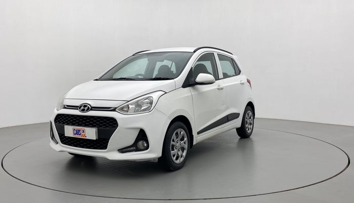 2019 Hyundai Grand i10 SPORTZ 1.2 KAPPA VTVT, Petrol, Manual, 25,714 km, Left Front Diagonal