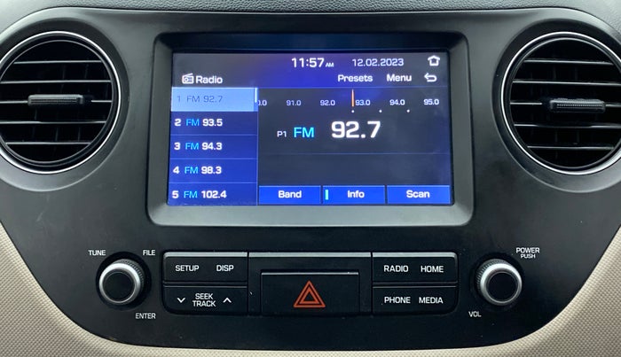 2019 Hyundai Grand i10 SPORTZ 1.2 KAPPA VTVT, Petrol, Manual, 25,714 km, Infotainment System
