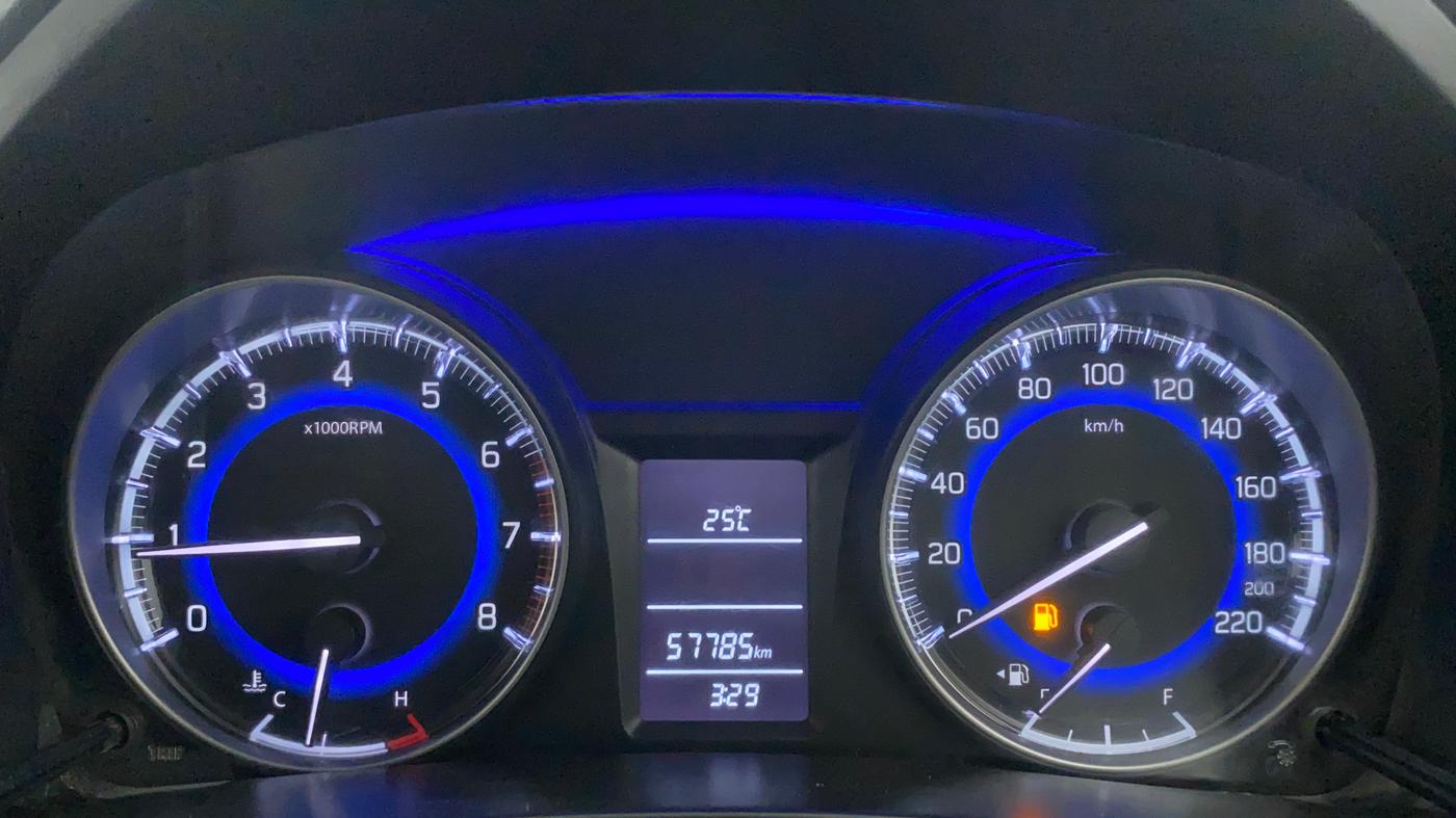 2018 Maruti Baleno DELTA PETROL 1.2, Petrol, Manual, 57,785 km, Odometer Image
