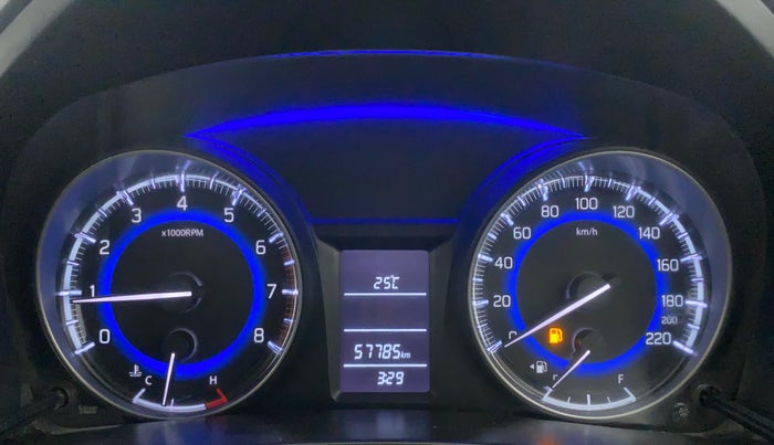 2018 Maruti Baleno DELTA PETROL 1.2, Petrol, Manual, 57,785 km, Odometer Image