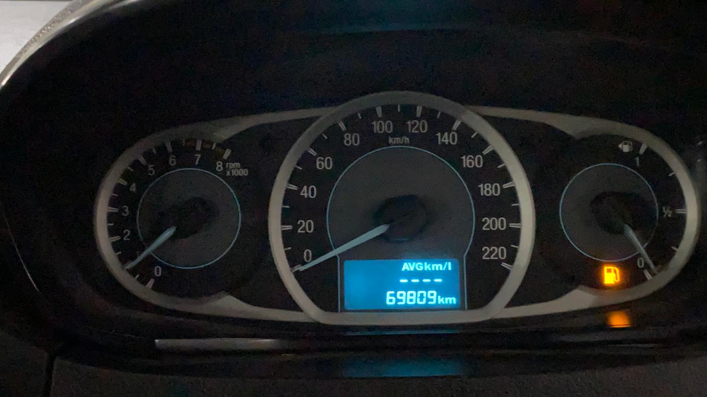2016 Ford Figo Aspire TITANIUM 1.2 PETROL, Petrol, Manual, 69,801 km, Odometer Image