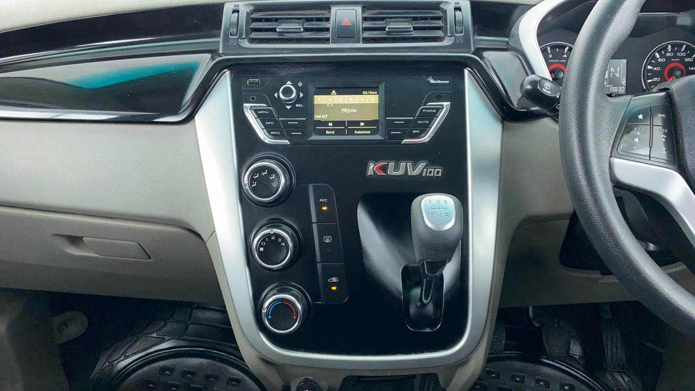 2016 Mahindra Kuv100 K8 6 STR, Petrol, Manual, 20,213 km, Air Conditioner