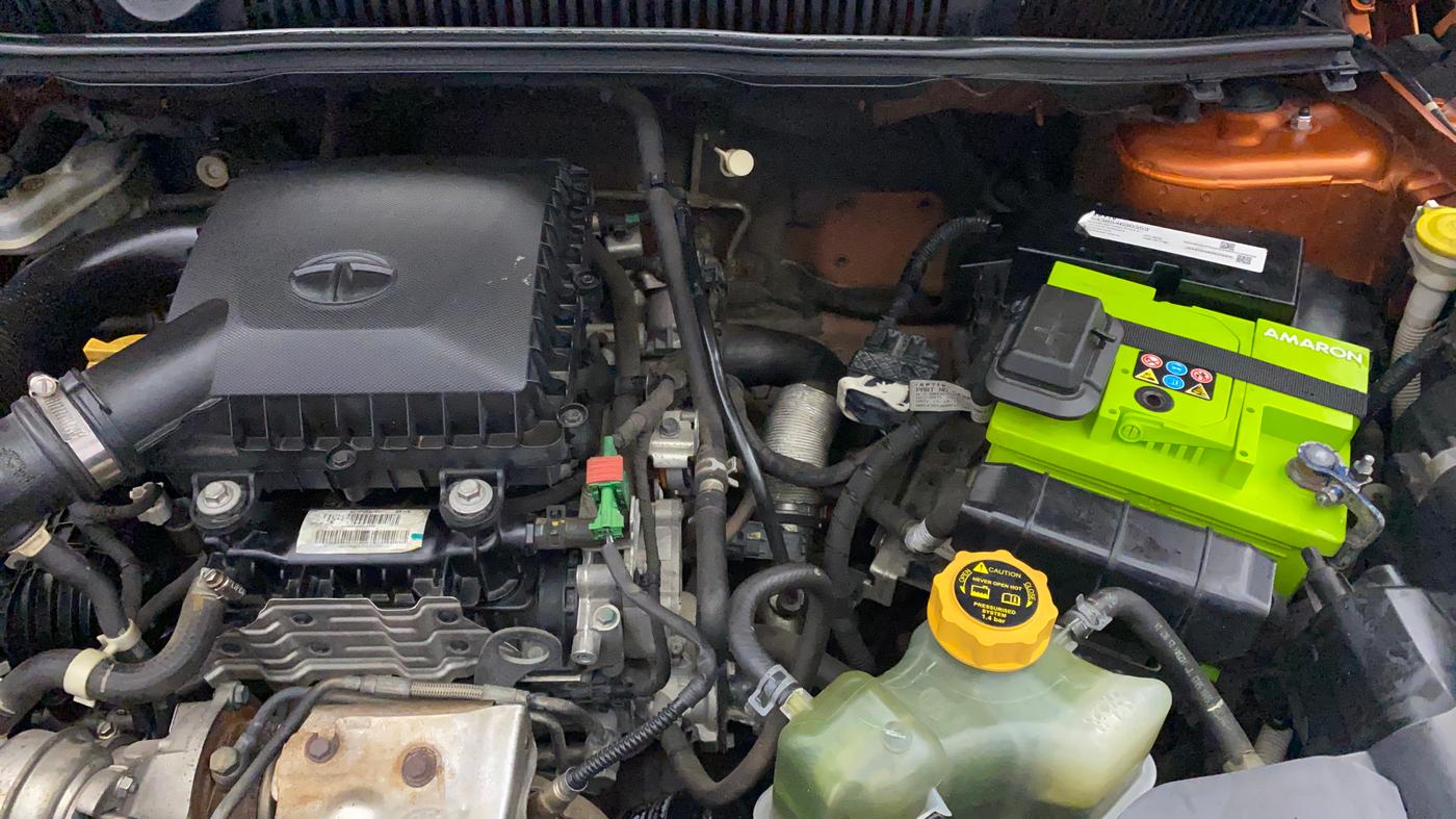 2019 Tata NEXON XT PLUS PETROL, Petrol, Manual, 1,09,366 km, Engine View - Left
