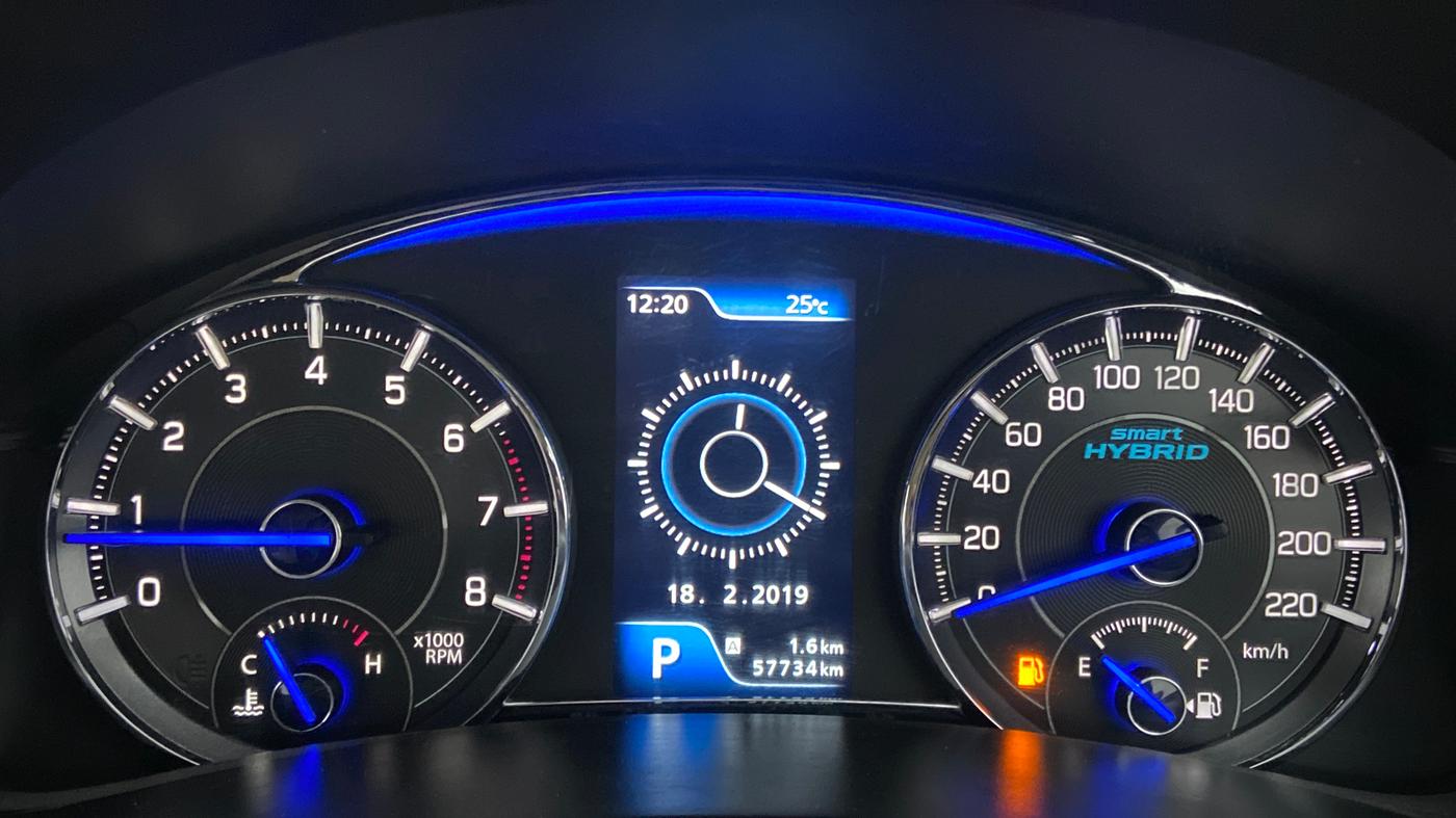 2019 Maruti Ciaz ALPHA  AT 1.5 SHVS PETROL, Petrol, Automatic, 57,734 km, Odometer Image