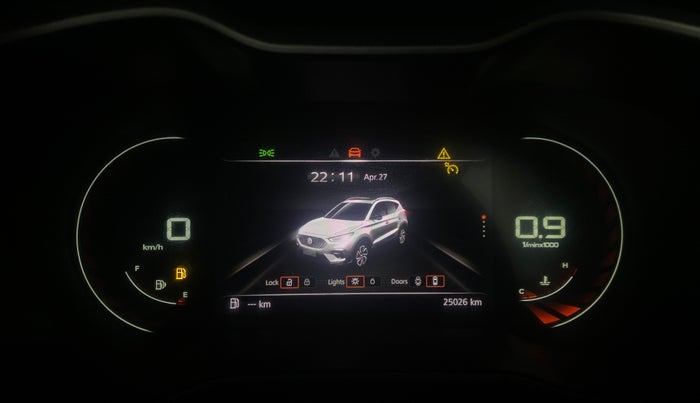 2022 MG ASTOR SHARP 1.5 MT, Petrol, Manual, 25,023 km, Odometer Image