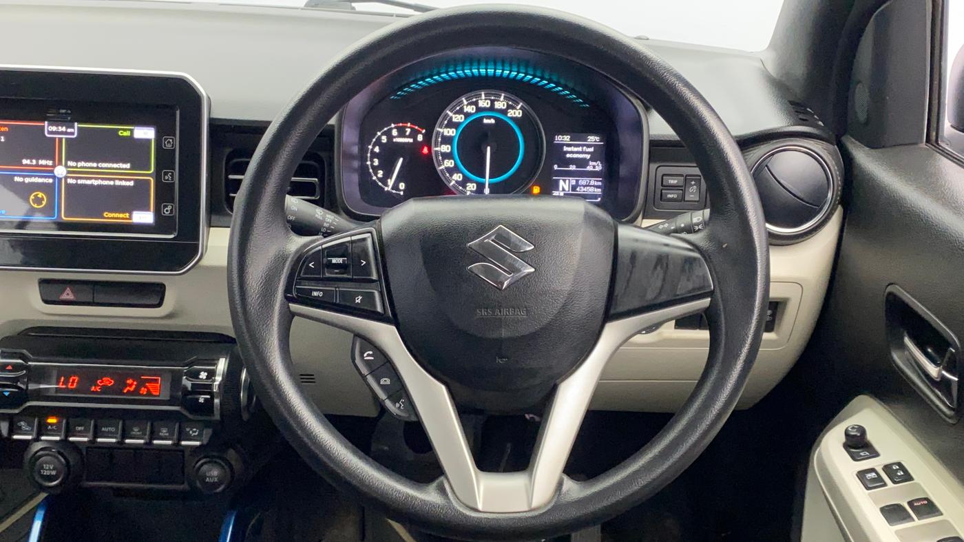 2018 Maruti IGNIS ALPHA 1.2 AMT, Petrol, Automatic, 43,456 km, Steering Wheel Close Up