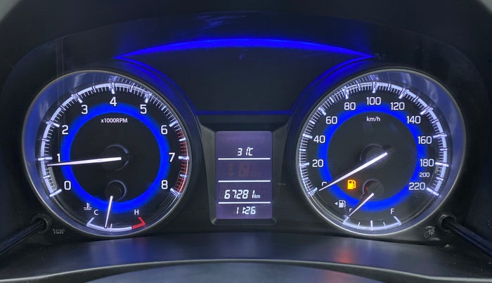 2018 Maruti Baleno DELTA 1.2 K12, Petrol, Manual, 67,410 km, Odometer Image