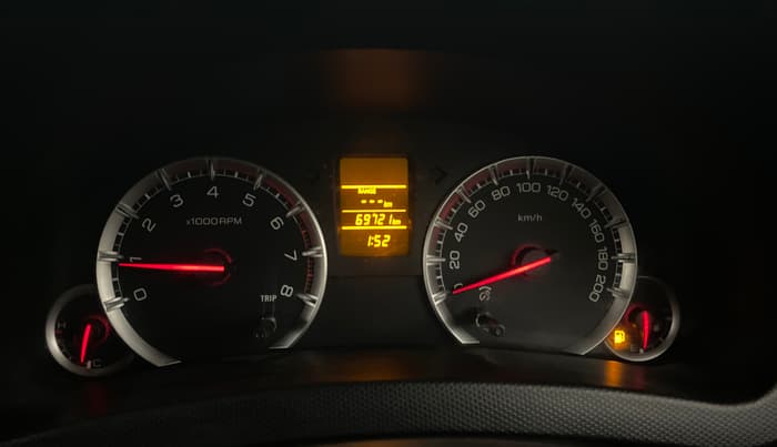 2013 Maruti Swift VXI, Petrol, Manual, 69,716 km, Odometer Image
